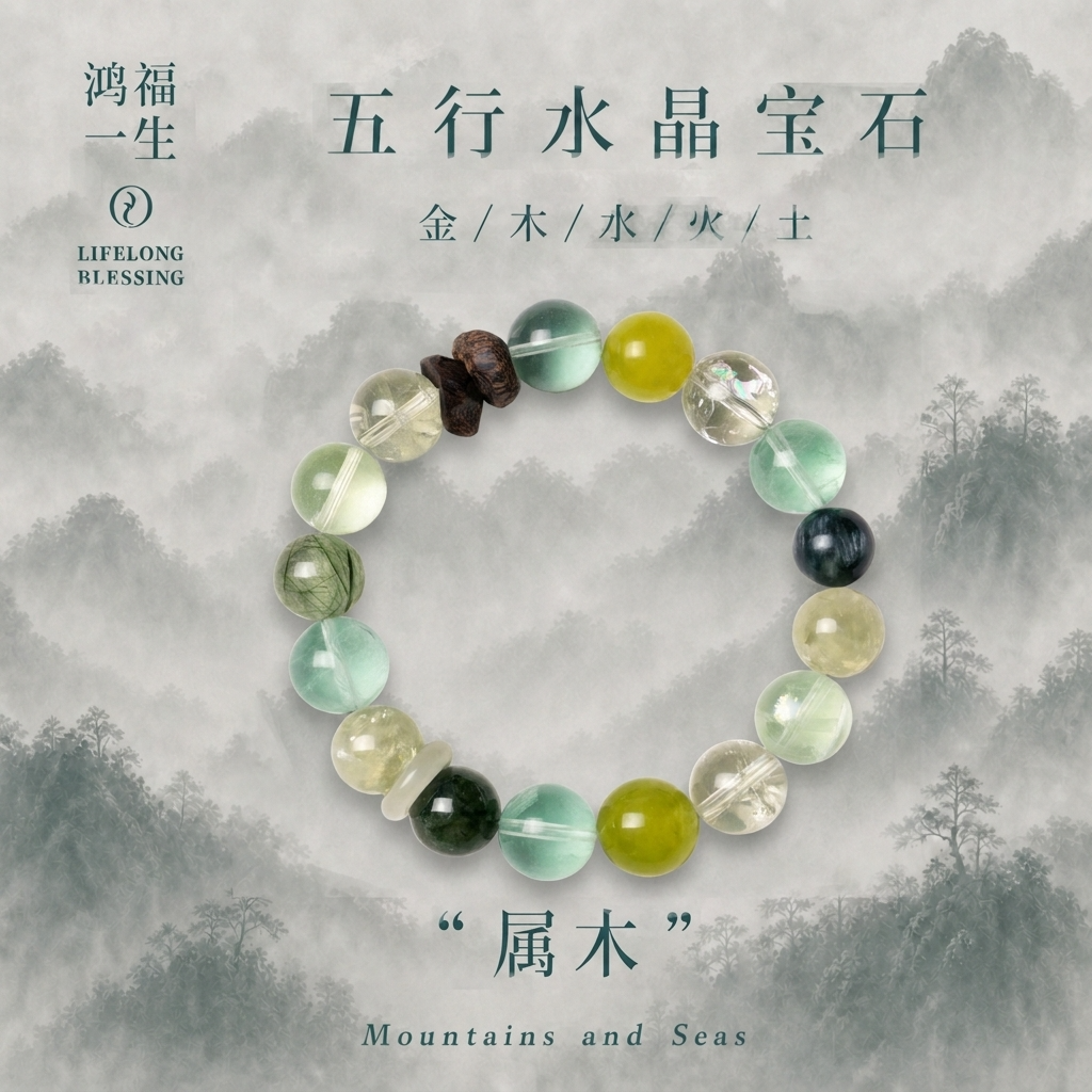 【官方甄选】【五行天然水晶】