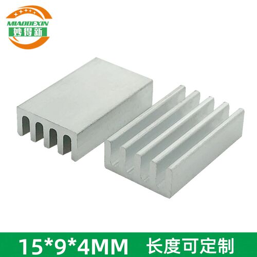 纯铝散热片  CPU散热器  优质散热块 15*9*4 长度可定制