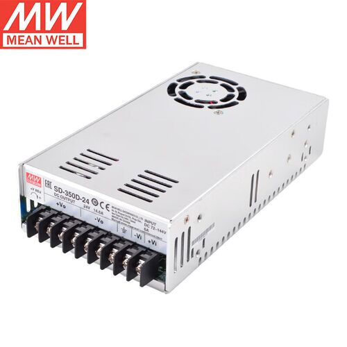 台湾明纬SD-350D-24 DC转DC电源供应器 350W 开关电源14.6A 24V