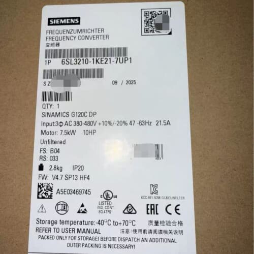 议价正品6SL3210-1KE21-7UP1正