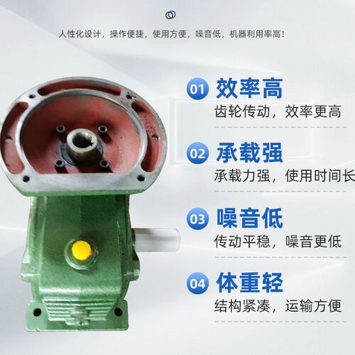 变速机立式蜗轮蜗杆减速机wpdz小型传动变速箱单级减速器