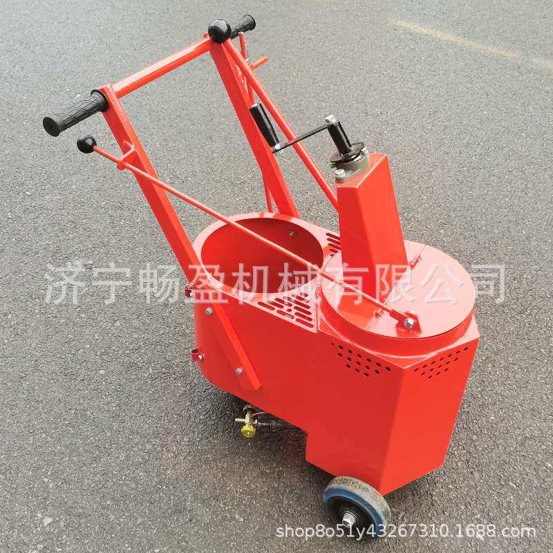 小型手推公路面填缝机 马路裂缝翻新修补热沥青喷洒机 沥青灌缝机