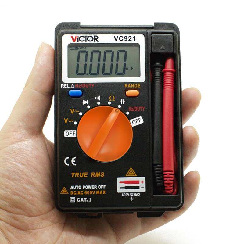 胜利仪器(VICTOR)VC921数字万用表家用多功能表维修多用表