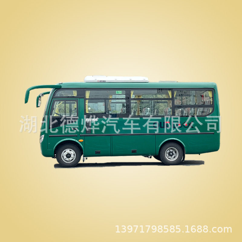 国六东风超龙19座柴油中巴车