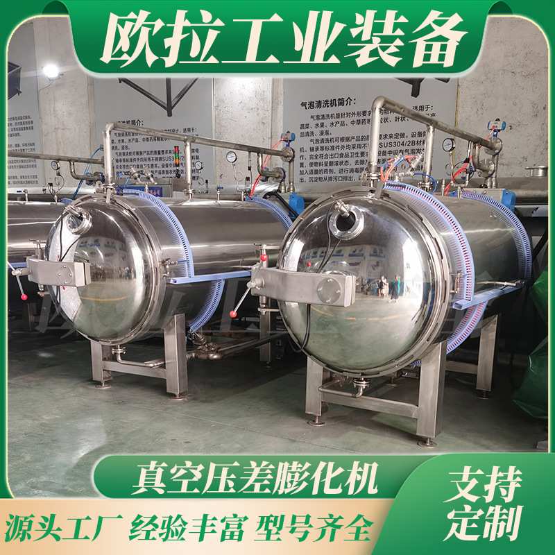 菠萝蜜脆片加工设备 虾条真空膨化干燥设备 薯片真空膨化机器