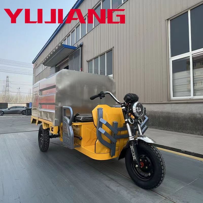 管道疏通车电动三轮高压清洗车小区路面高压冲洗车小型环卫洒水车