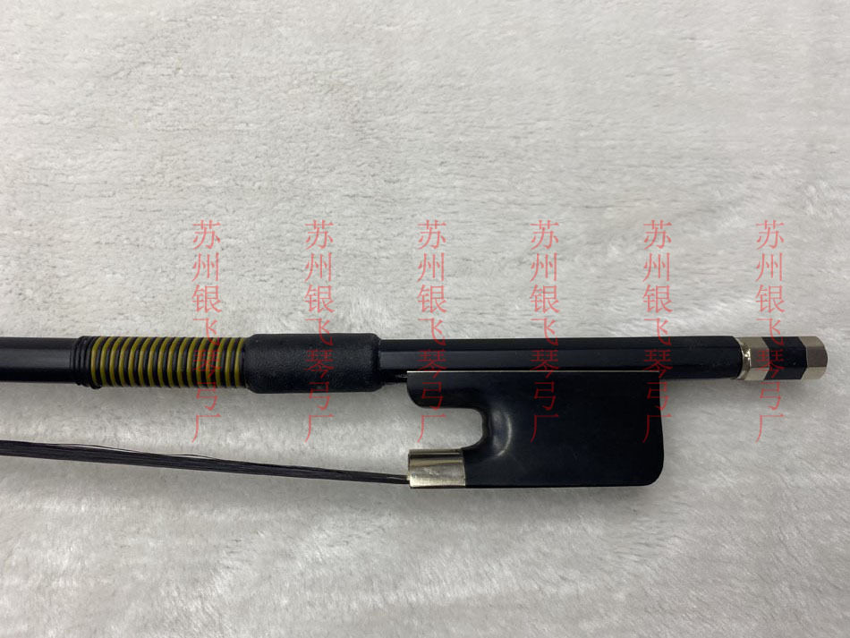 纯黑碳纤维法式低音碳贝司琴彩贝琴弓蒙古黑马尾低音提琴白马尾