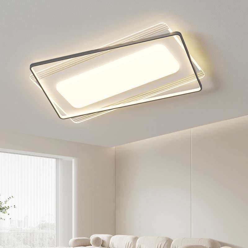 新款客厅灯现代简约led吸顶灯卧室餐厅灯全屋组合成套灯具中山灯