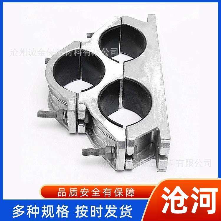 防磁三芯铝合金管母线电缆固定线夹JGPD JGWD抱箍线缆夹具卡线夹