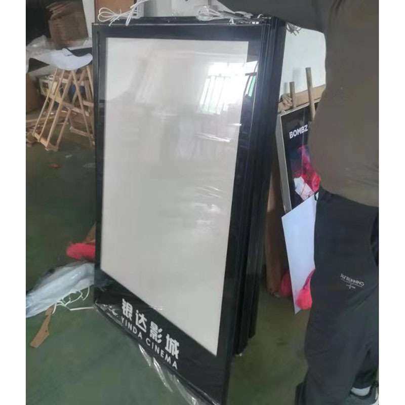 热卖银达影城 电影院广告灯箱中影 恒大商场LED吸盘灯箱厂家定 做