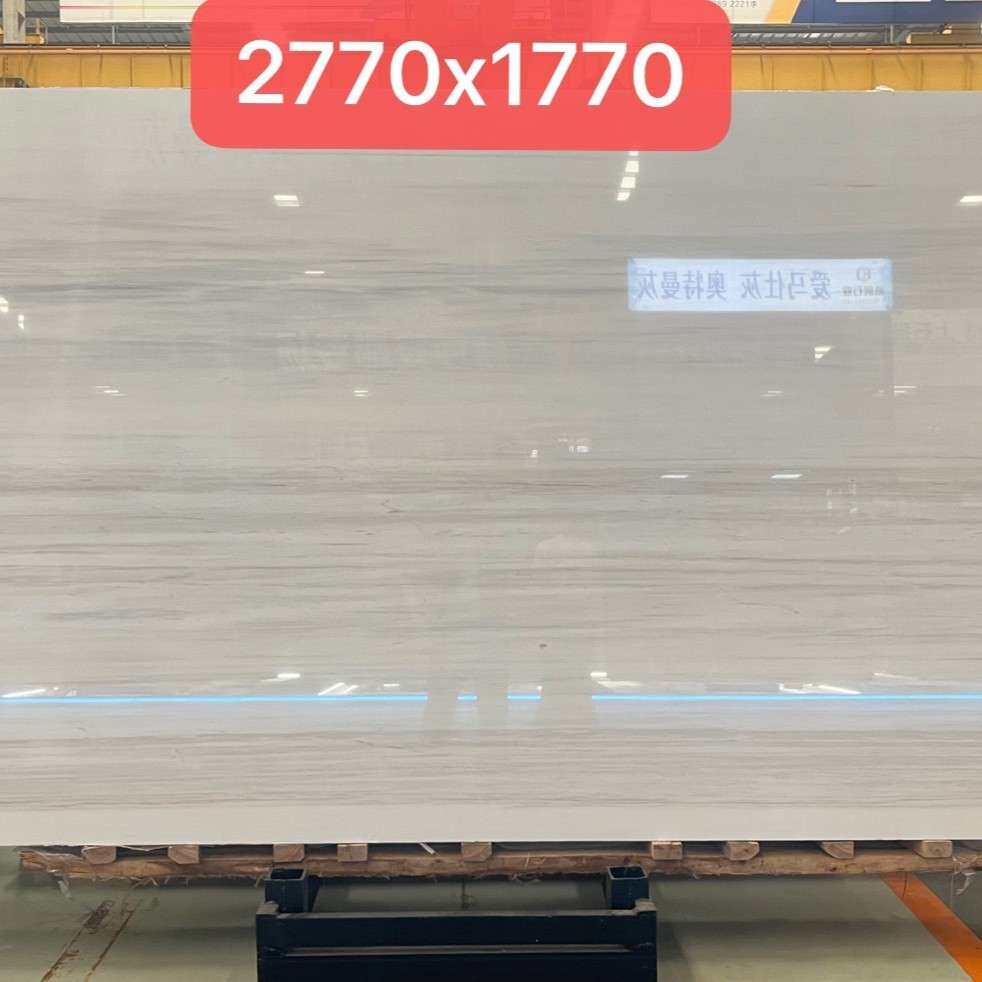 星白通体大理石瓷砖防滑卧室客厅简约素色地板砖办公室工程地板砖