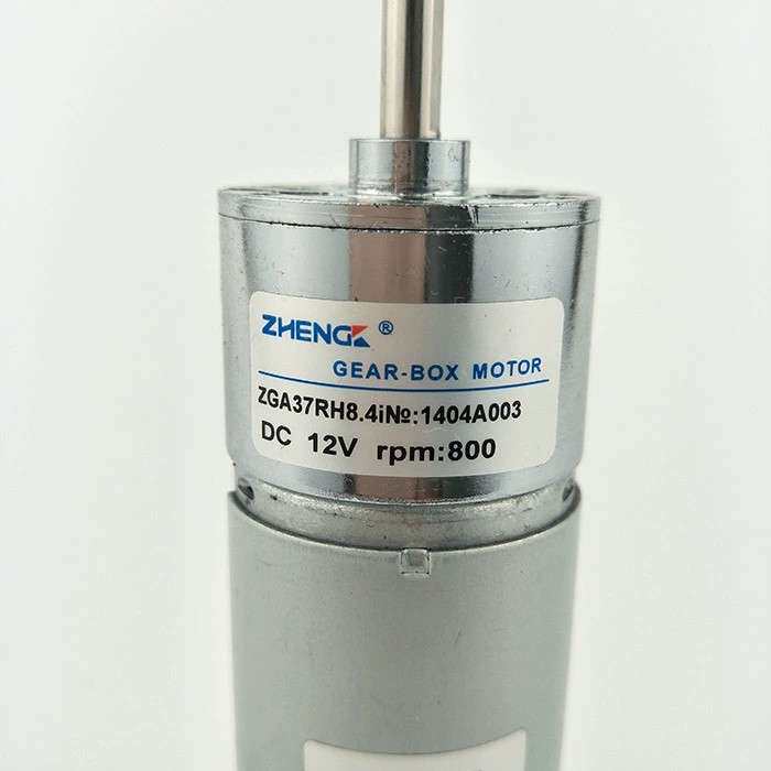 zhengke/正科电机马达ZGA37RH12V24V电动机微型齿轮箱蜗轮