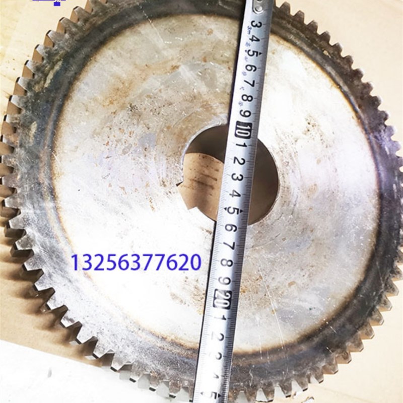 滕州大恒力达明锐创金高得鲁迪X6036铣床卧铣齿轮z71齿Z19齿配件