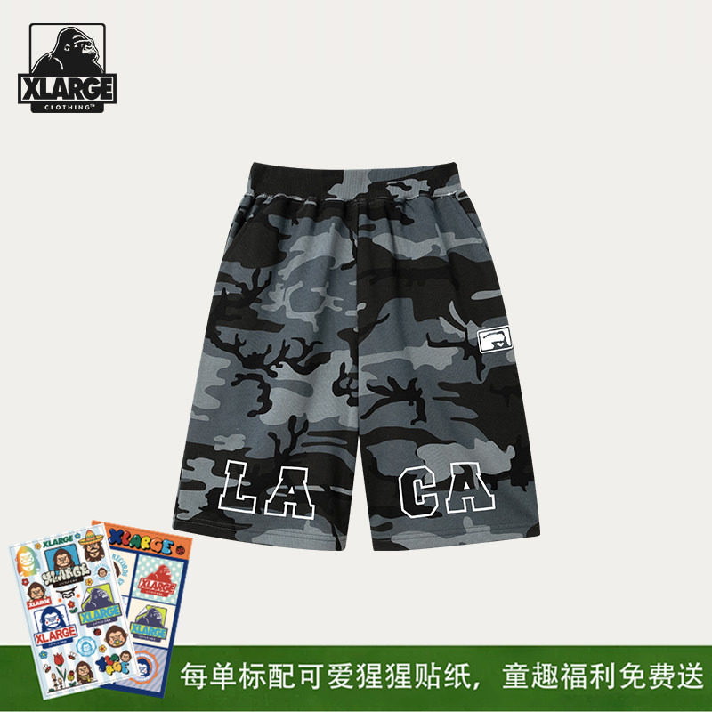 XLARGE男女童亲肤透气宽松短裤图片