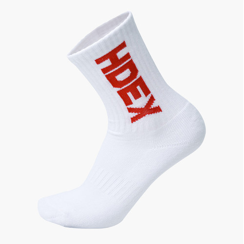 HDEX健身跑步训练运动袜中筒袜透气吸汗防滑耐磨四季通用袜子