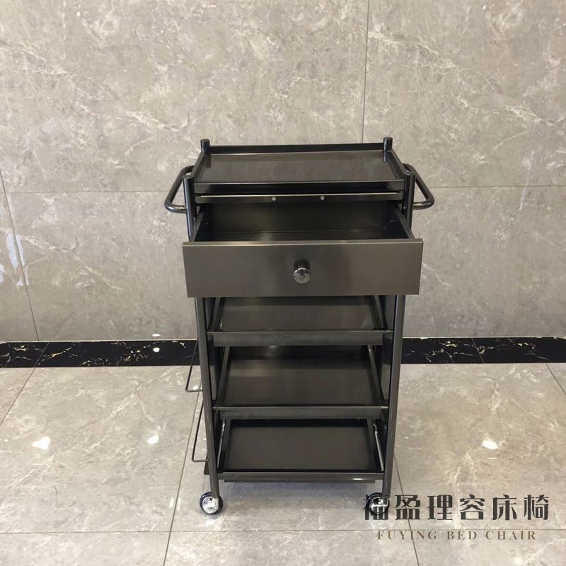 发型师推车理发店工具柜剪发工具车发廊落地柜子美发店烫染手推车