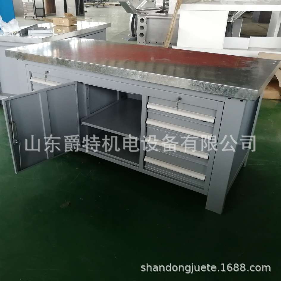 爵特 供应车间重型工作台 钳工工作台 工位装备厂家组装工作台桌