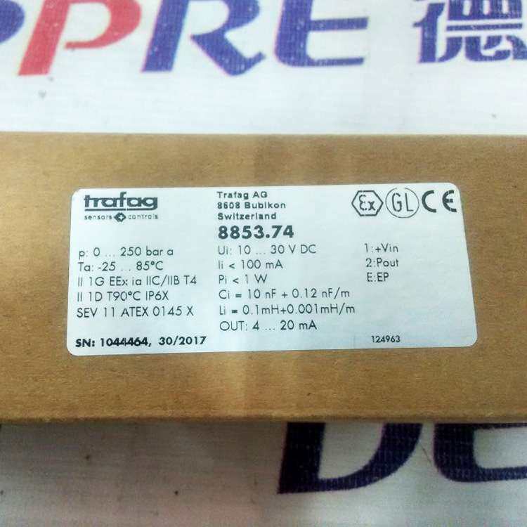瑞士Trafag压力变送器EXNA 8852/8853
