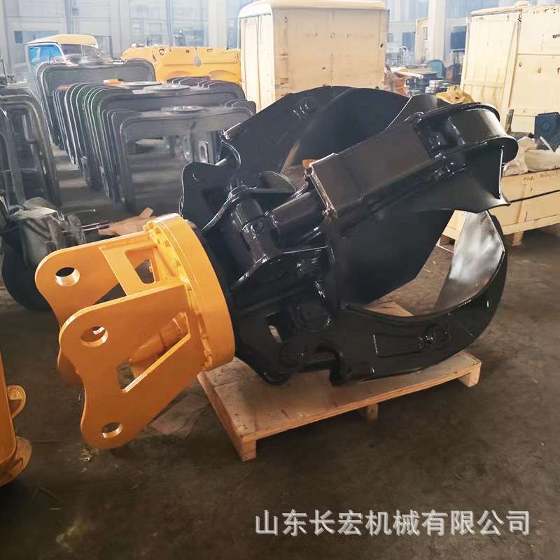 360度旋转废钢抓石抓铁抓多瓣梅花抓挖机液压莲花爪斗液压配件