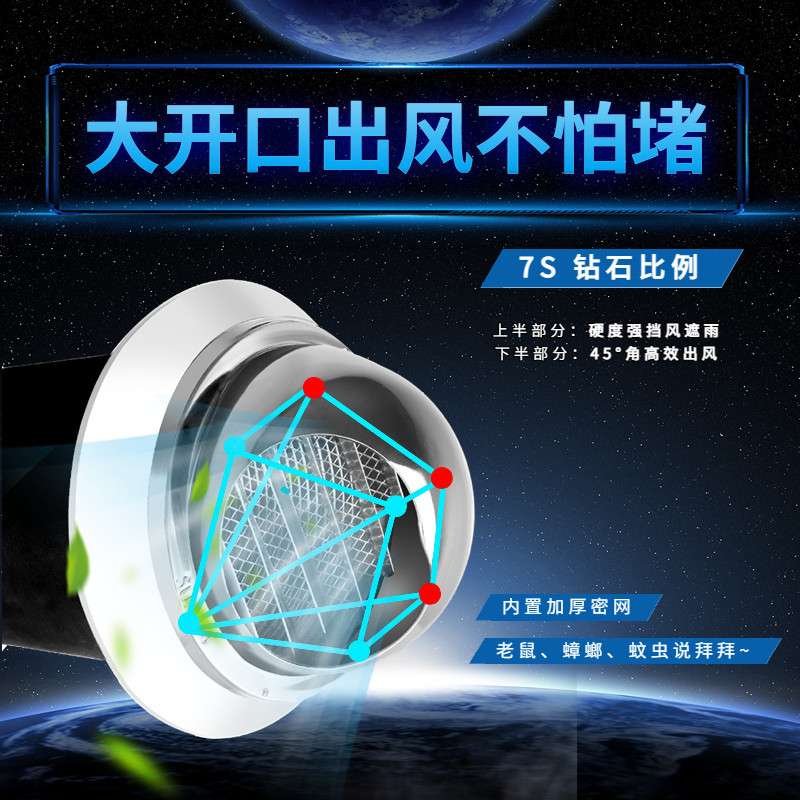 壁挂新风机家用静音新风系统空气净化小型双向换气排风扇窗式卧室