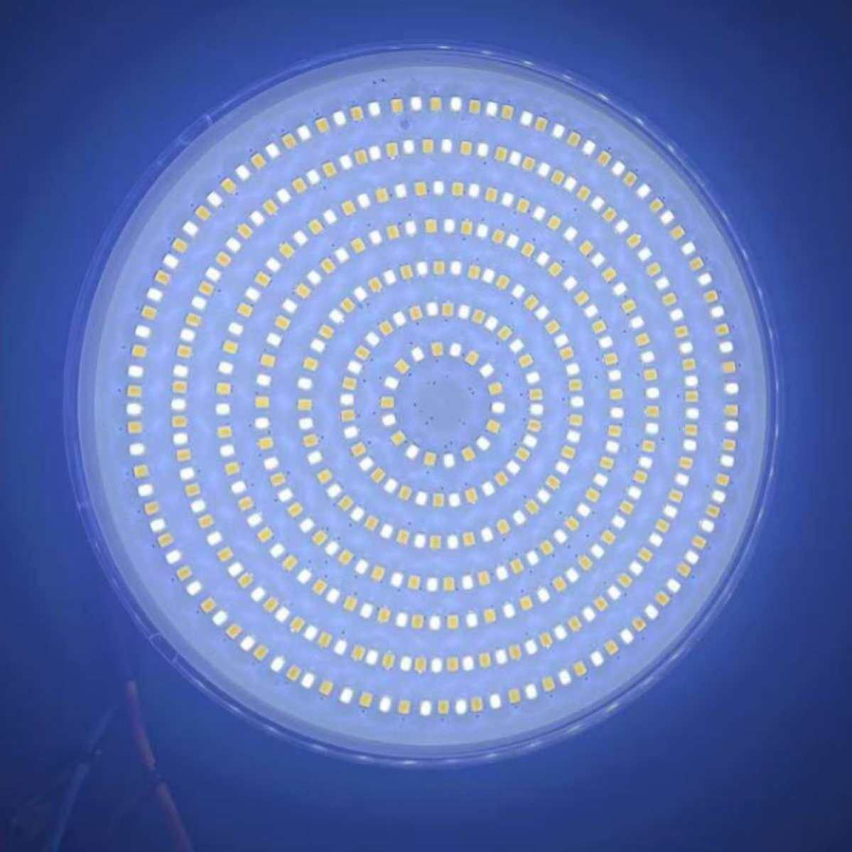 超薄PAR56灯芯 开关控制变色 暖白 白光 4000K AV12V IP68 40W