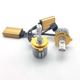 H4 H19 LED大灯汽车大灯高亮解码LED headlamp 80W luces led 24v