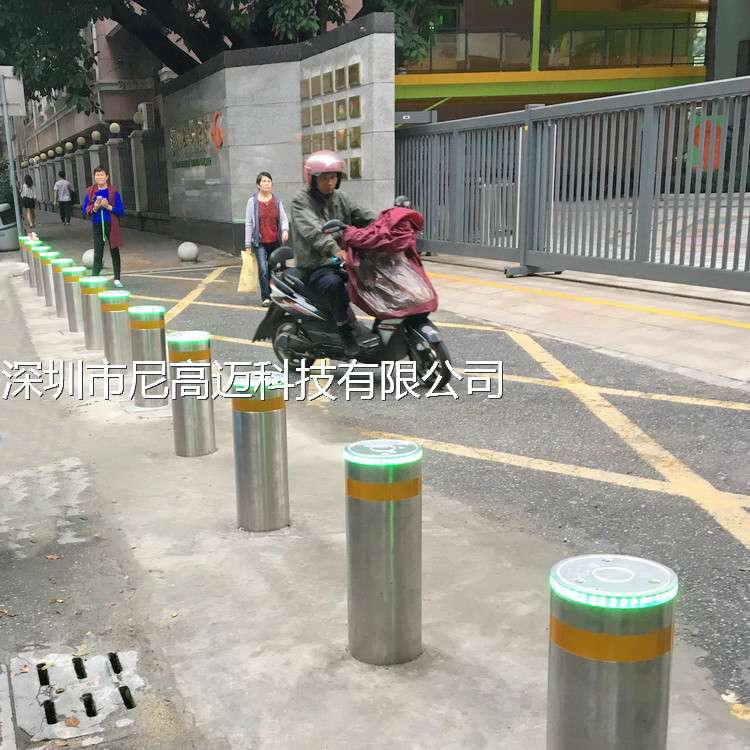 高端电液一体自动升降防撞柱 崇左学校道路升缩挡路地柱 防恐止车