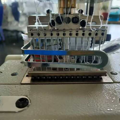 ZY-VC008-12P佐屹多针机 十二针链式缝纫机带拖轮松紧带装饰