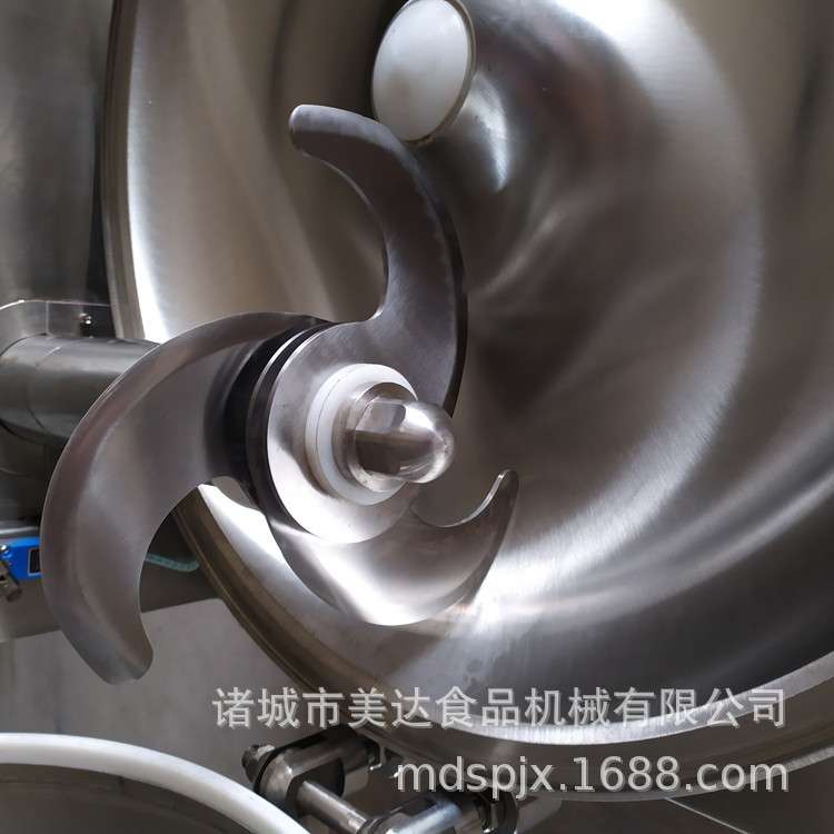 高速全自动斩拌机宠物鲜食加工设备源头厂家火腿肠斩碎机现货