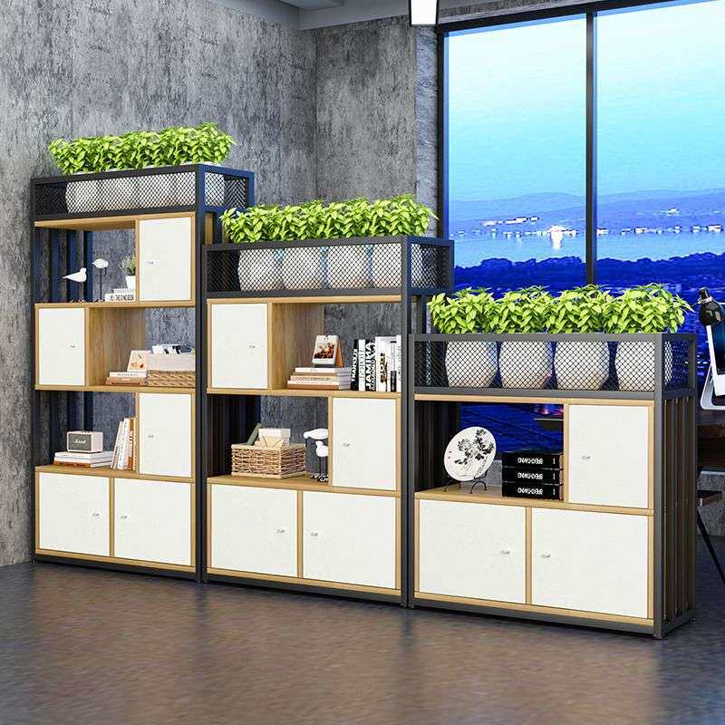 办公室屏风工位隔断装饰矮柜餐厅卡座花架铁艺绿植围栏栅栏置物架