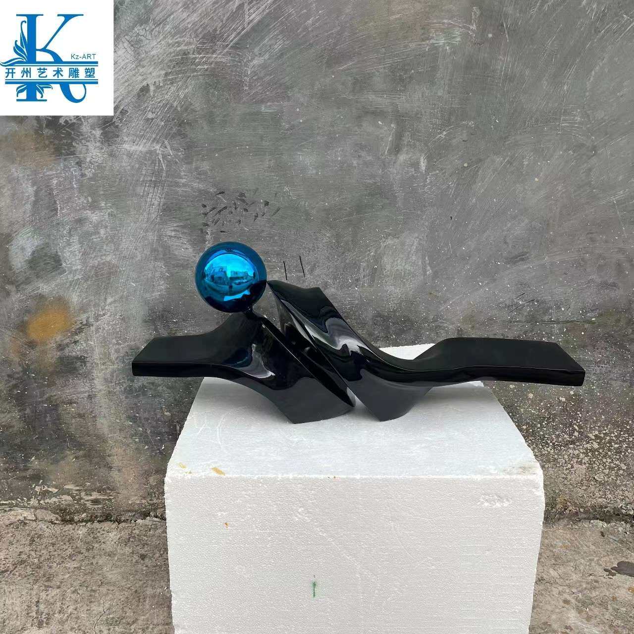 创意现代抽象玻璃钢艺术装饰客厅玄关酒店大堂售楼部家居雕塑摆件