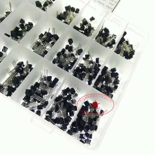 直插TO-92封装三极管 2N2222A-BC558 NPN小功率晶体管 840样品盒