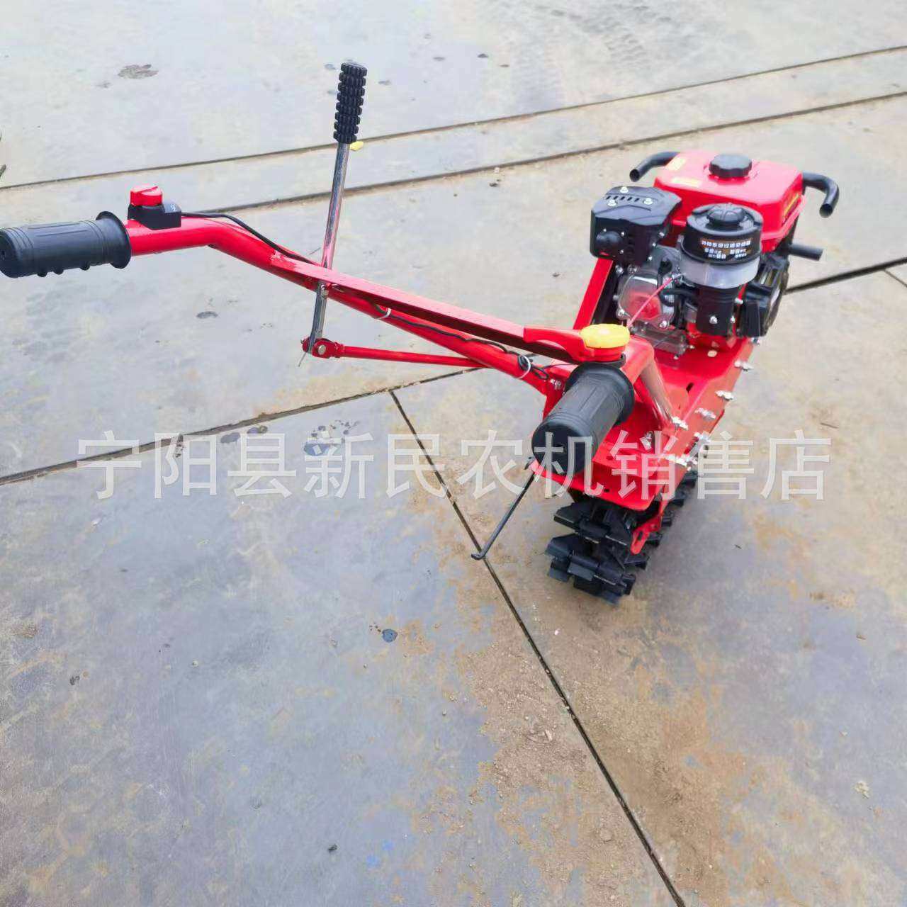 170汽油链轨耘耕机173/180柴油机履带式微耕机带翻转犁耘锄开沟犁
