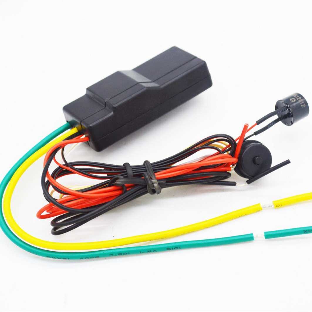 12V汽车智能暗锁防盗器防抢器2.4G频率car Immobilizer熄火断电