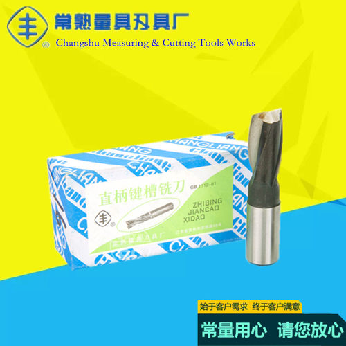 正品常熟丰牌直柄键槽铣刀13 14 15 16 17 18 19 20mm 常量2刃