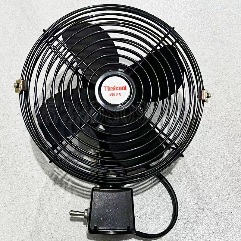 新源远山65/75-8-9胶轮式挖机钩勾机 黑色小电风扇24v驾驶室吊扇