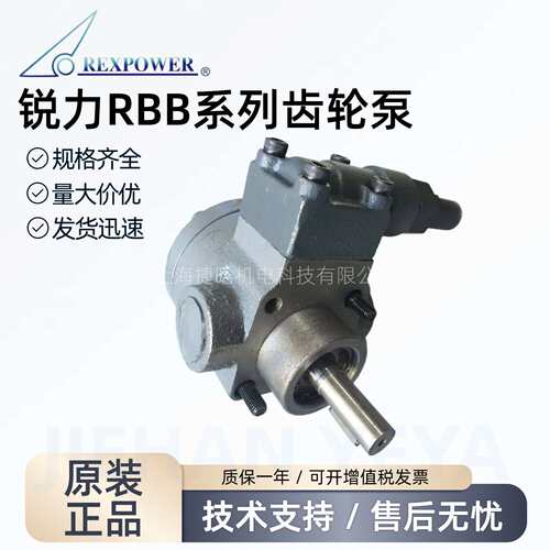 锐力REXPOWER油泵电机组 RBB-208Y RBB-210Y RBB-480Y润滑齿轮泵
