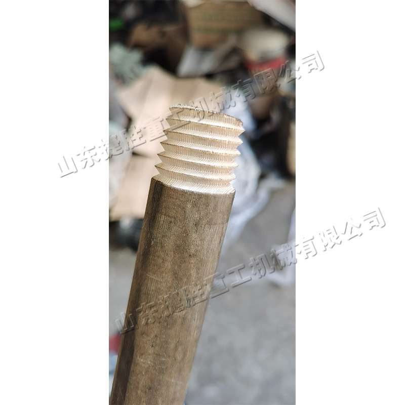 全自动木棒开牙机 拖把杆扫把干木材套丝机 电动液压木棒螺纹机