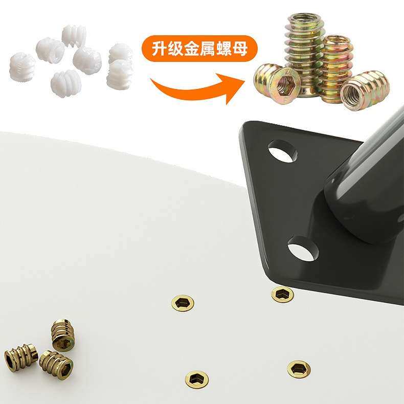 简约现代客厅可折叠茶几圆形小户型北欧咖啡桌可收纳户外小圆桌