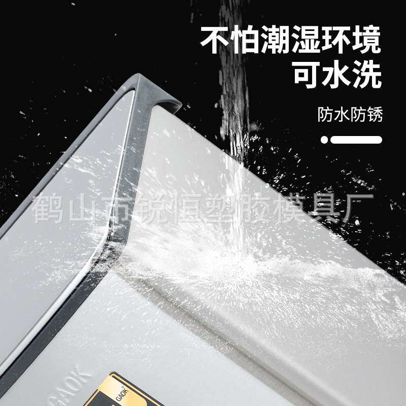 GAOK不锈钢垃圾桶家用脚踏卫生间厨房客厅欧式时尚7738H