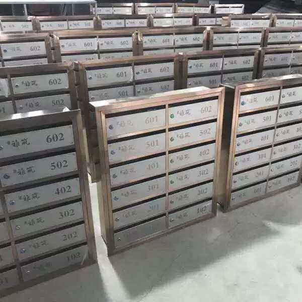 不锈钢防水信报箱邮政信箱 出口信报箱不锈钢邮箱小区户外信报箱