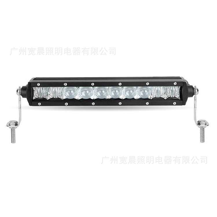10"50W LED长条灯5d透镜射灯适用越野车保险杠中网引擎盖射灯