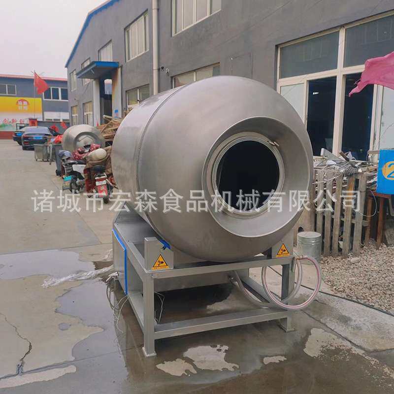 全自动酱腌菜香椿腌制搅拌机牛鸡鸭肉制品真空揉滚机制冷滚揉机