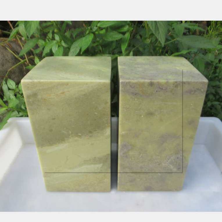青田石大章5*5*12CM印石章料练习章石章印章石料青田初学者篆刻石