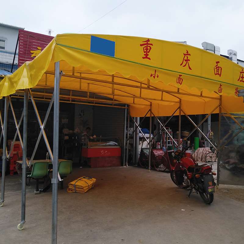 厂家供应推拉雨棚户外伸缩推拉蓬大型活动推拉棚移动推拉篷