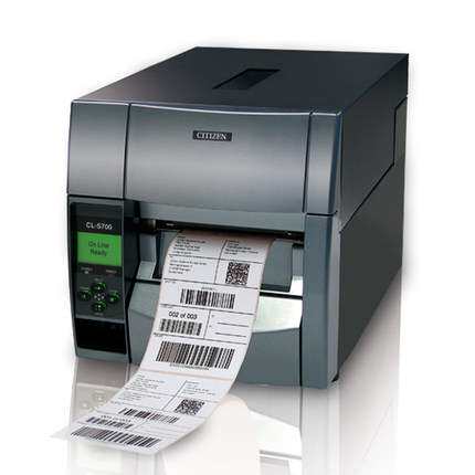 CITIZEN西铁城CL-S703C工业条码标签打印机吊牌水洗唛贴纸