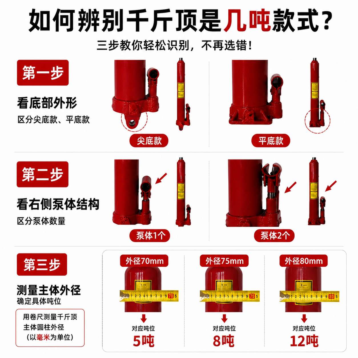 油压立式吊机专用加长型单泵双泵5T8T12T尖底平底手动长泵千斤顶