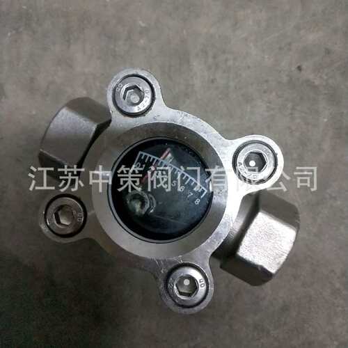 不锈钢刻度水流指示器 不锈钢304挡板式刻度视镜DN15 20 25 32 40