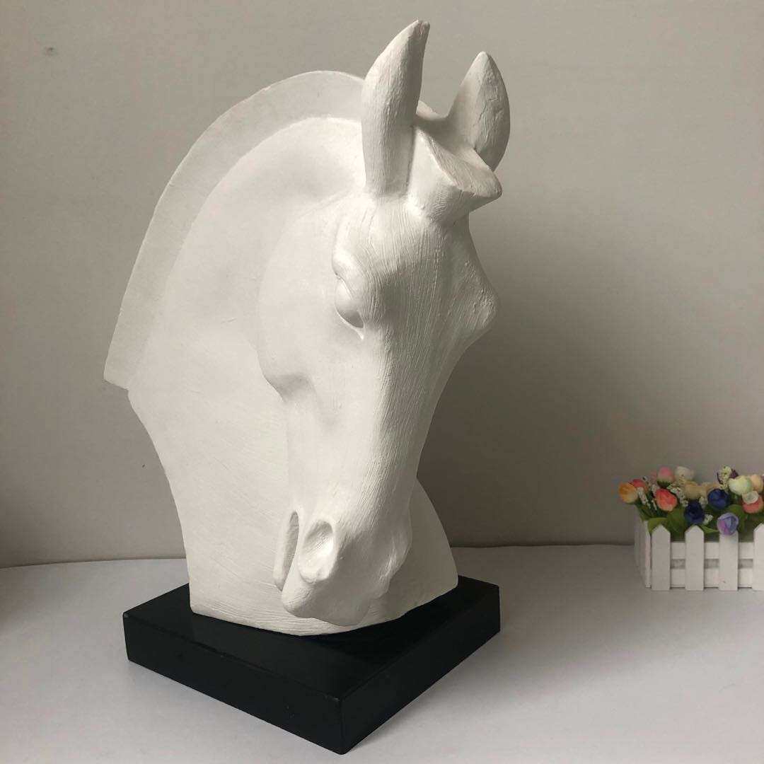 树脂工艺品 个性大马摆件 现代简约家居饰品软装设计一件代发居家