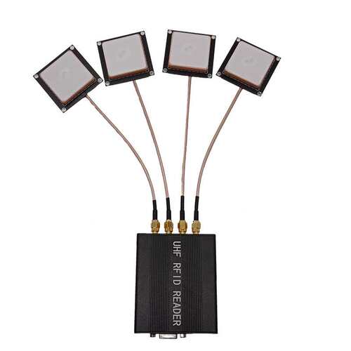 四通道RFID超高频读写器串口R232小尺寸uhf多通道rfid标签读卡器